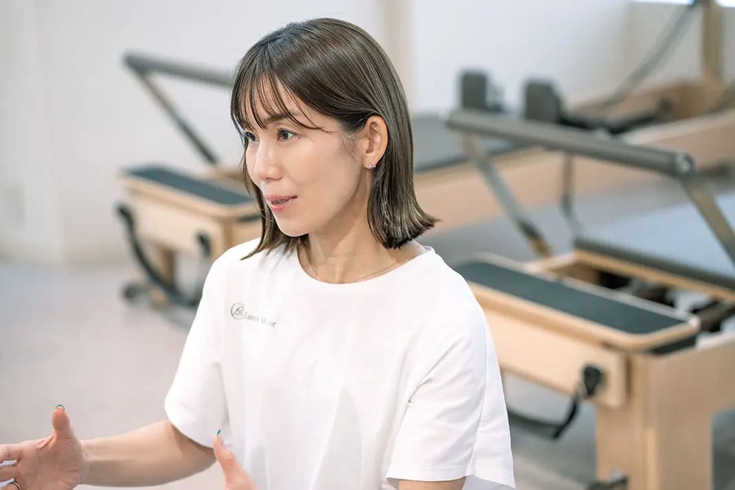 PILATES MIRRORのスタジオの様子